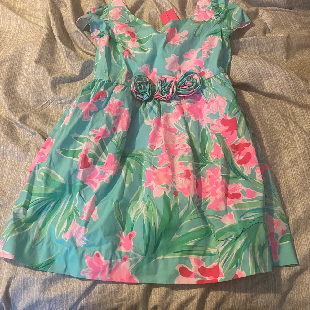 Lilly Pulitzer Girls Momoa Dress Size 7